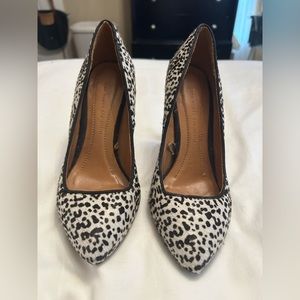 Zara Animal print 4 inch heels in size Eur 37 (US 6.5)